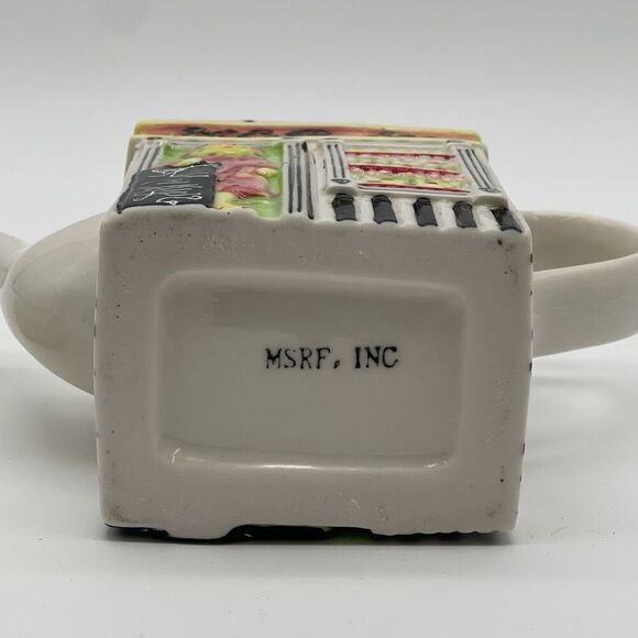 Unique Teapot Her Spa/His Spa Ceramic Mainstreet Store Front MSRF Inc Multicolor - Picture 7 of 16